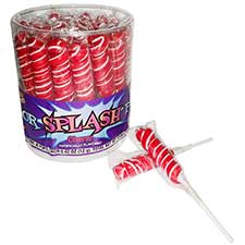 Alberts Color Splash Pops Apple Red Cherry 30ct Tub