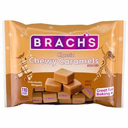 Brachs Halloween Chewy Caramels 10oz Bag