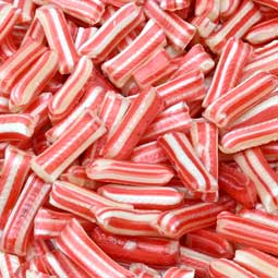 Cavalier Candies Peppermint Straws Christmas Hard Candy 1Lb