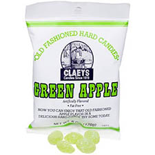 Claeys Old Fashioned Hard Candy Green Apple 6oz Bag