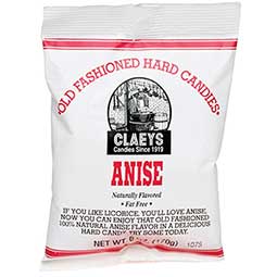 Claeys Old Fashioned Hard Candy Anise 6oz Bag