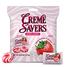 Creme Savers Strawberries and Creme 6.25oz Bag