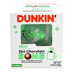 Dunkin Mint Hot Chocolate Bomb