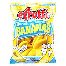 eFrutti Gummi Bunch Of Bananas 3.5oz Bag