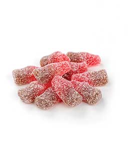 Gustafs Sour Cherry Cola Gummi Bottles 6.6lb Bag