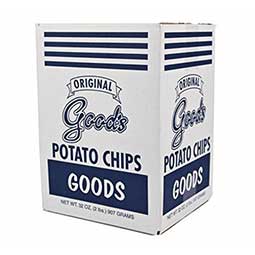 Goods Potato Chips Original Blue Box 2 Lb