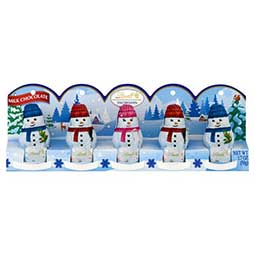 Lindt Mini Snowman Milk Chocolate 5pk