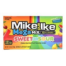 Mike and Ike Mega Mix Sweet and Sour 4.25oz Theater Box