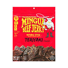 Mingua Teriyaki Jerky 3.5oz Bag