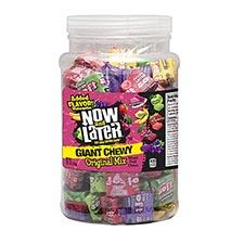 Now and Later Giant Chewy Original Mix 38oz 120ct Jar