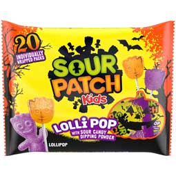 Sour Patch Kids Lollipops with Sour Dipping Powder 20ct Bag