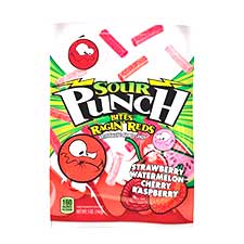 Sour Punch Ragin Reds Bites 5oz Bag