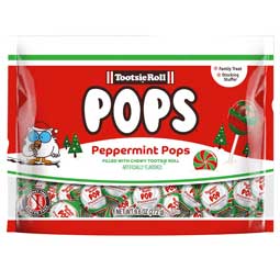 Tootsie Roll Peppermint Pops 9.6 oz Bag