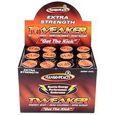 Tweaker Extra Strength Mango Peach Energy Shots 12ct Box