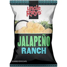 Uncle Rays Potato Chips Jalapeno Ranch 3oz 12ct