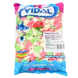 Vidal Gummi Snowmen 4.4lb Bag