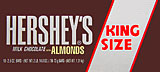 Hersheys Milk Chocolate with Almonds King Size 18ct Box