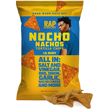 RAP SNACKS Lil Baby All In Nocho Nachos 2.5oz Bag