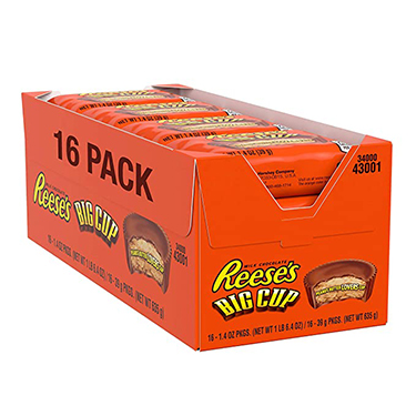 Reeses Big Cup Reg 16ct box