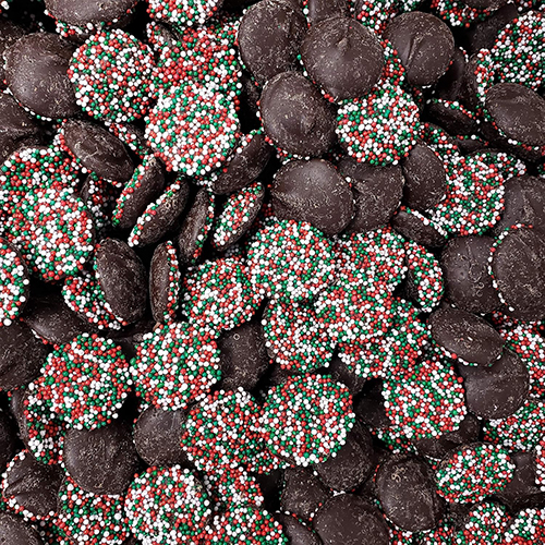 Repperts Christmas Nonpareils Dark Chocolate 1Lb