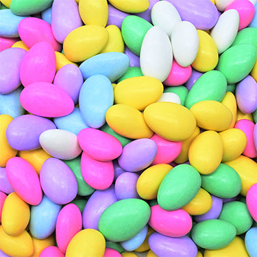 Sconza Jordan Almonds Assorted Pastel 1 Lb