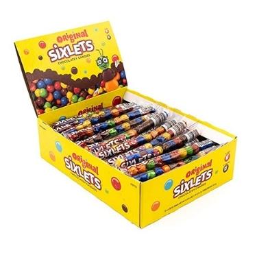 Sixlets Candy Coated Chocolate 72ct Box