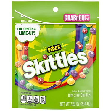 Skittles Sour 7.2oz Pouch