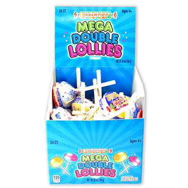 Smarties Mega Double Lollies 24CT Box