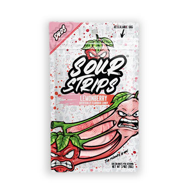 Sour Strips Lemonberry 3.4oz Bag