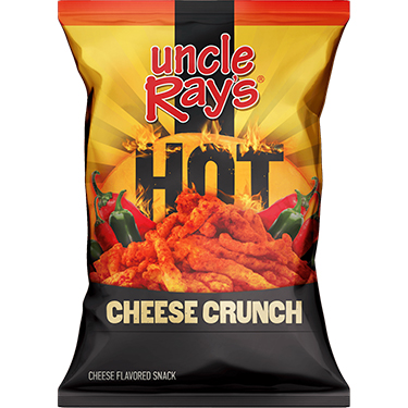 Uncle Rays Potato Chips Hot Cheese Crunch 3oz 12ct