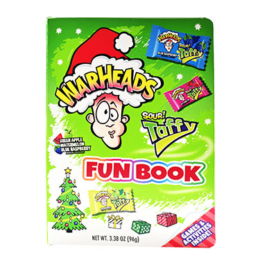 Warheads Sour Taffy Fun Book 3.38oz