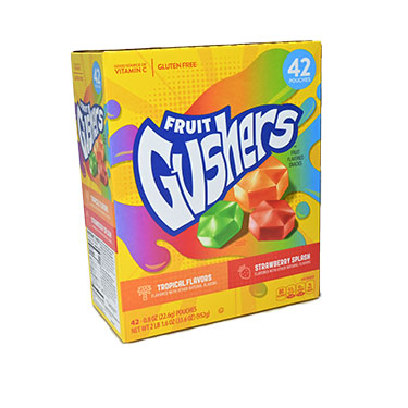 Gushers Fruit Pouches 42ct Box