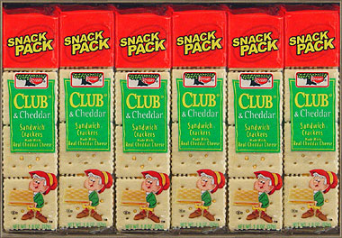 Keebler Club and Cheddar Crackers 12ct Box